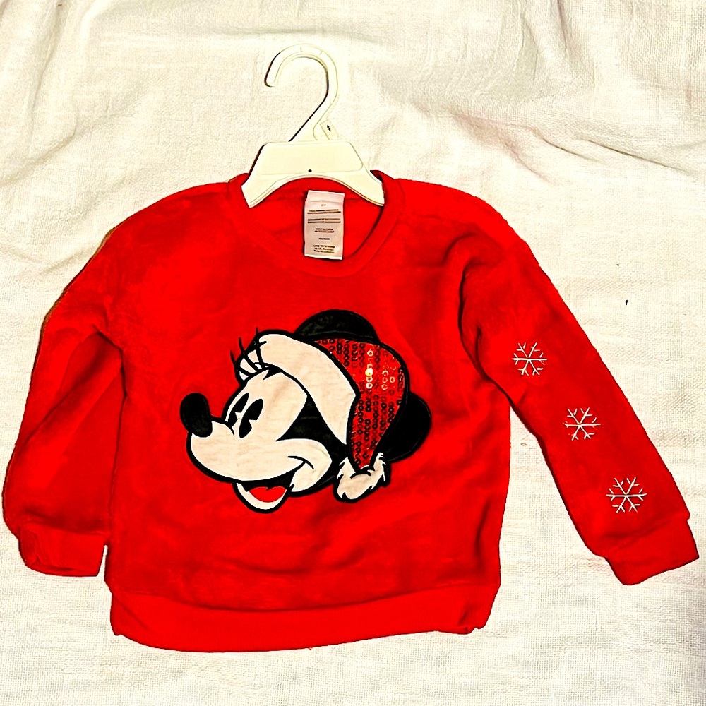 Minnie Mouse Christmas Sweater (Toddler 3T)